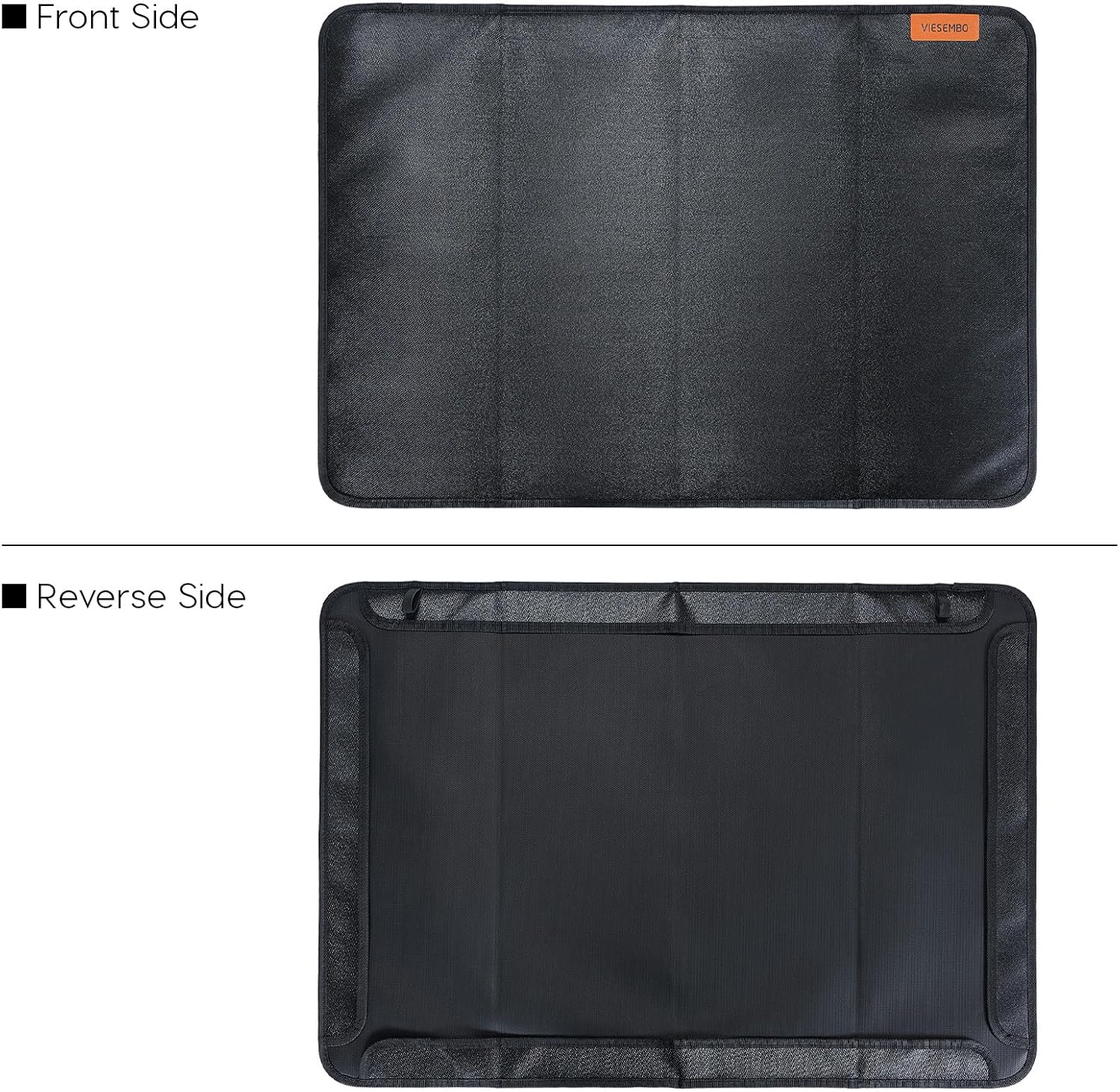 Fireproof Gas Stove Top Cover – Heat-Resistant Gas Stove Cover Hard Board, Foldable Oven Cooktop Protector, Durable & Easy-Clean Black Range Mat, 30 x 21 Inch