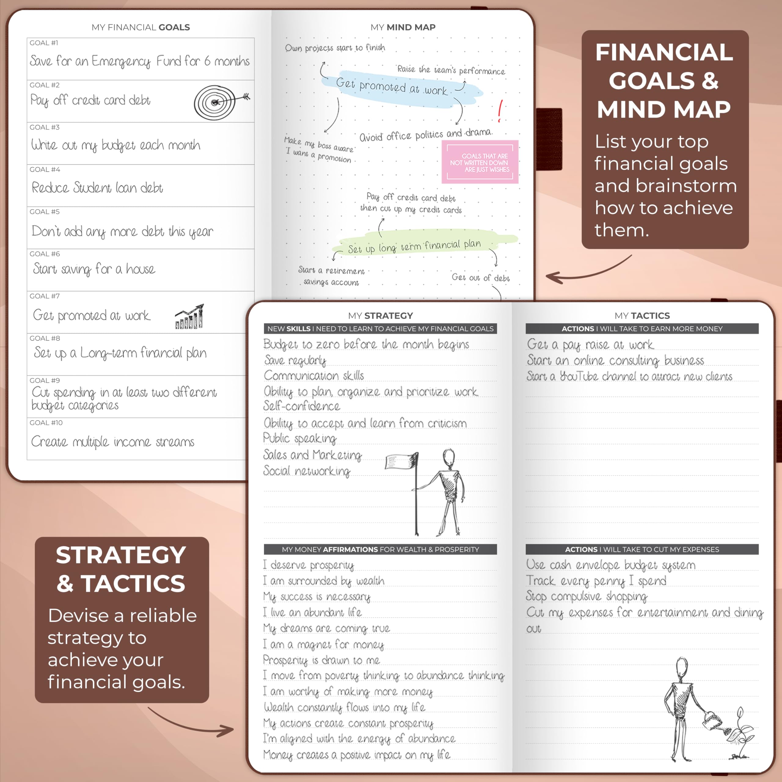 Clever Fox Budget Planner, Expense Tracker Notebook. Monthly Budgeting Organizer, Finance Logbook & Accounts Book - Image 4