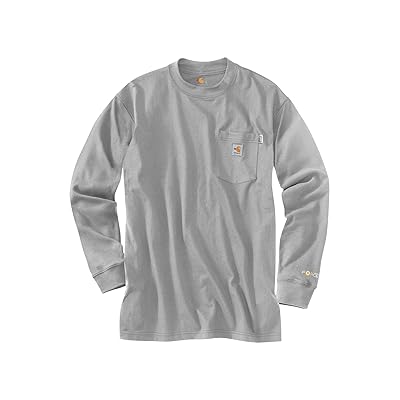 Carhartt Big Tall Flame Resistant Force(r) Cotton Long Sleeve T Shirt Men
