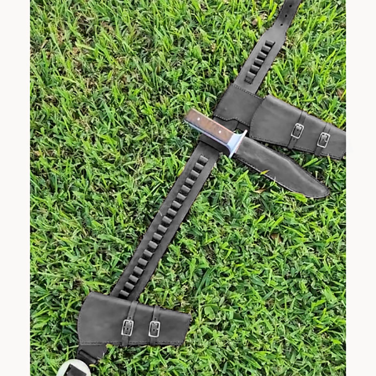 Fondina Universale per Pistola - Fondina per Cintura Pirata Rinascimentale in Pelle PU Supporto per Pietra focaia Fodero Drop Leg Thigh Harness Gear