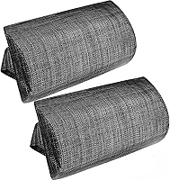 Vista 53 de Ostlttyn Zero Gravity - Almohada de repuesto para silla, color negro, 14.3 x 6.7 x 2.3 pulgadas, relleno de espuma, estilo moderno, soporte