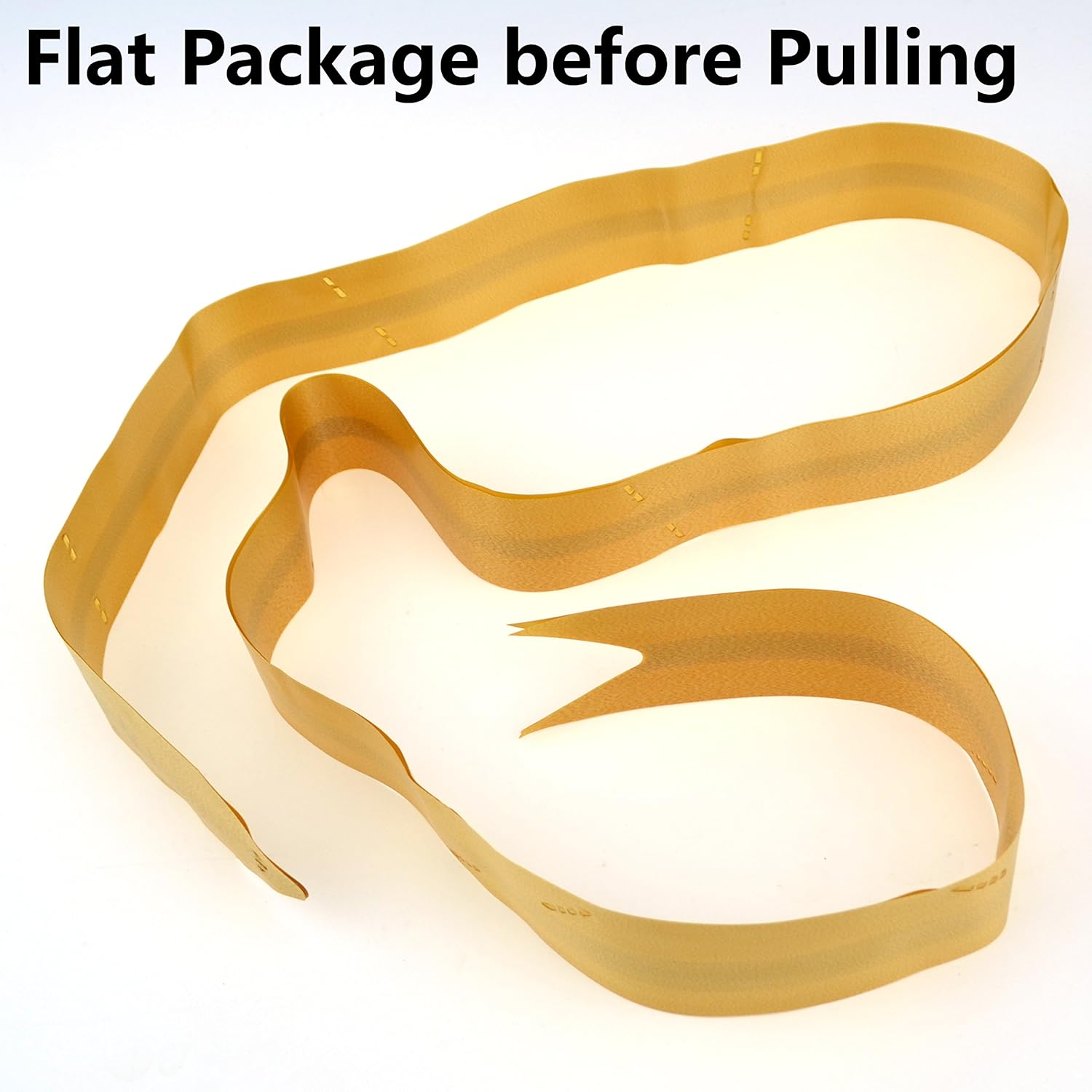 Star Quality Elegant Pull Bow for Gift Package | Solid Color Gift Decoration Bow Great for Wedding, Birthday and Parties(5 Inch,Gold)