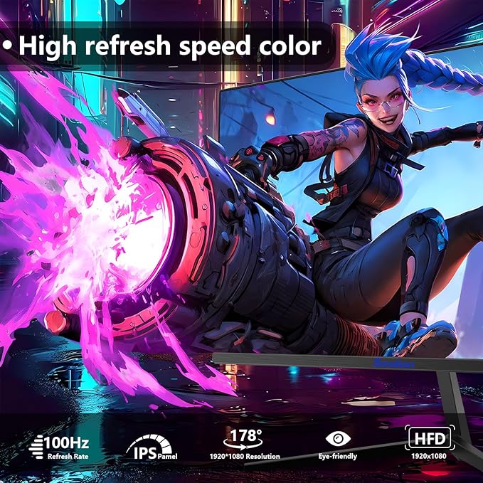 Monitor Gamer 24 Pulgadas FHD 1080p 100Hz miniatura 2