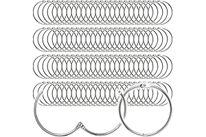 100 Pack 2 Inch Loose Leaf Binder Rings