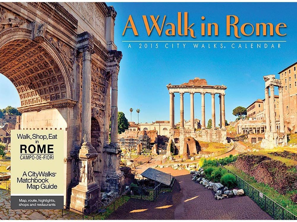 2015 A Walk in Rome Wall Calendar Shearson Publishing