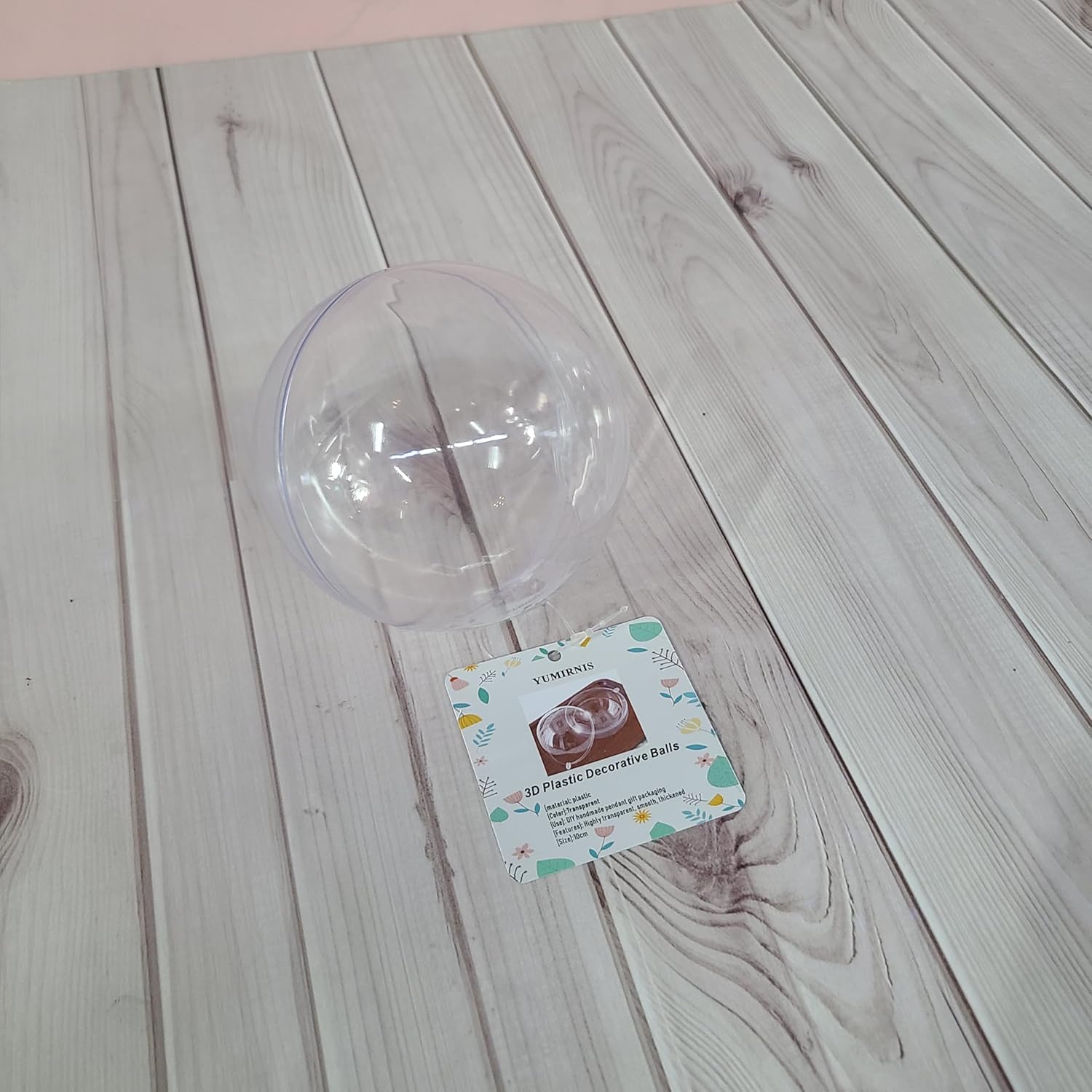 YUMIRNIS 3D Plastic Decorative Balls, 3D ornaments made from plastic, Add Vibrant Pop to Your Home Décor