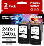 260XL 261XL Replacement for Canon 260 and 261 PG-260XL CL-261XL Used to Canon Pixma TS6420a TS6420 TS5320 TS6400 TR7020a TR7020 TR7022 Printer - Black Color High Yield 2PK