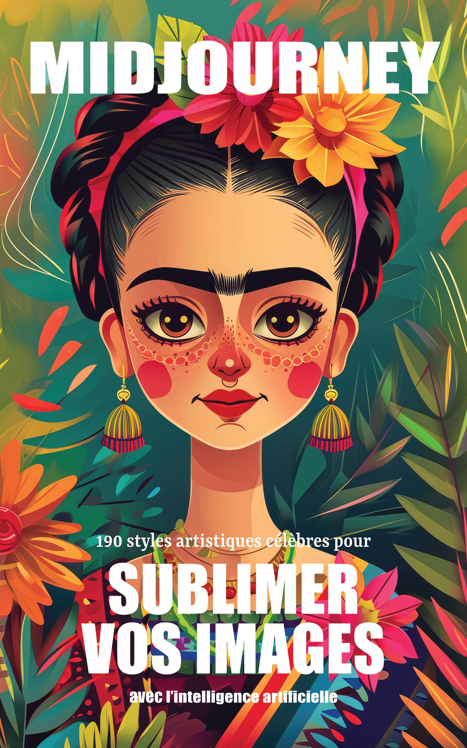 Livre Midjourney v6 guide de l'artiste numérique au quotidien avec 190 styles