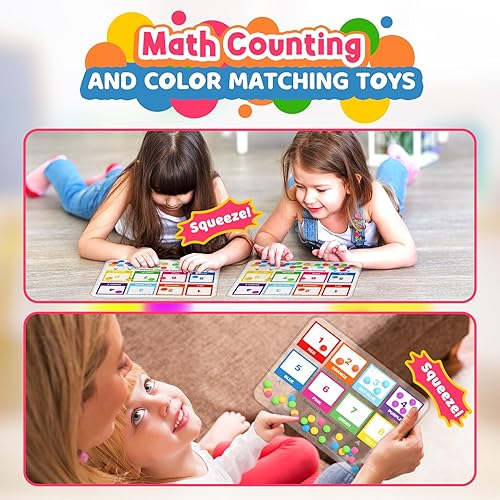 Miniatura 2 de LESONG Juguetes sensoriales para juego sensorial, juguetes de habilidades motoras finas para niños y niñas de 3, 4, 5 años, almohadilla sensorial de