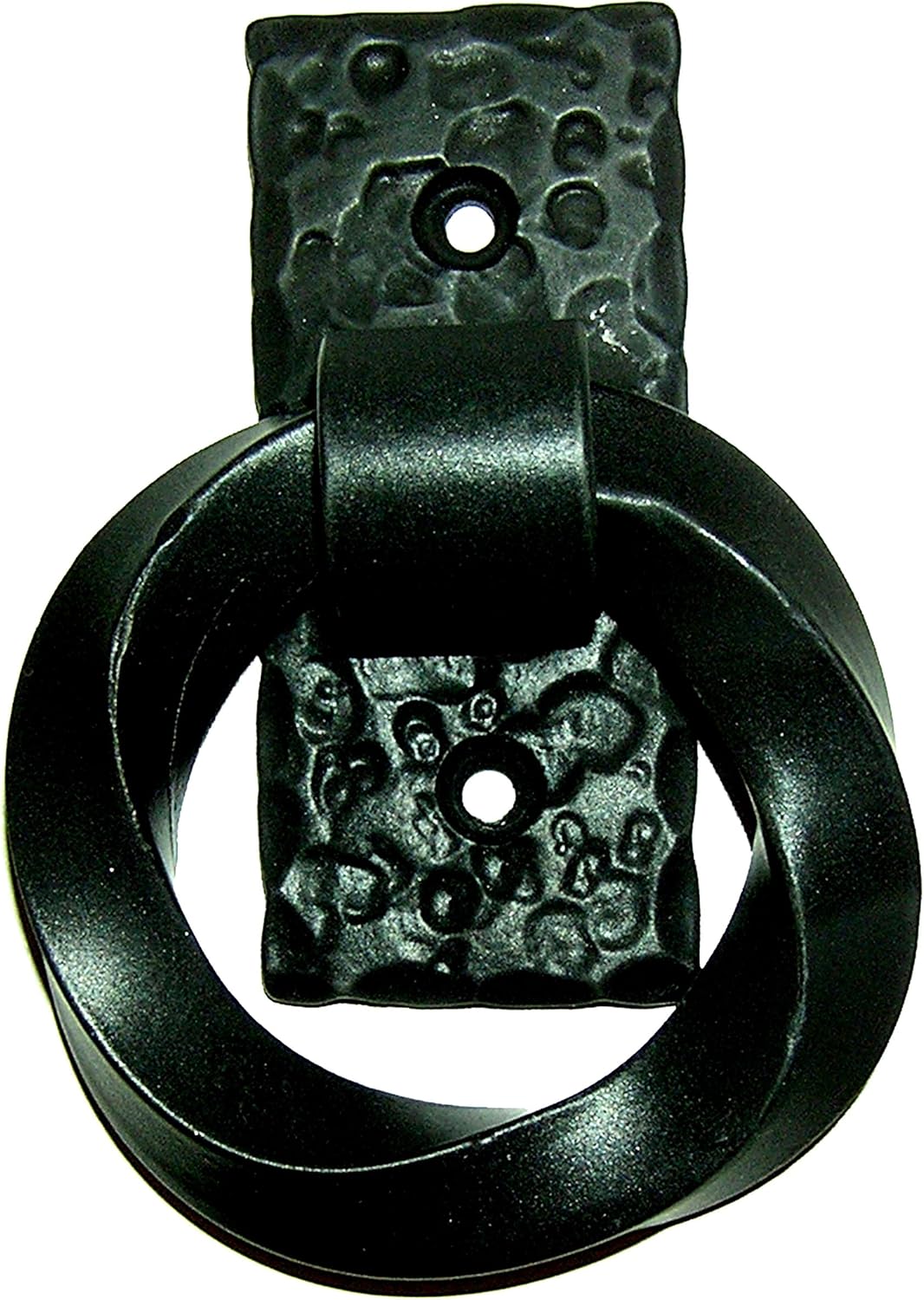 Twisted Ring Knocker/Pull, Small, Dark Bronze Finish
