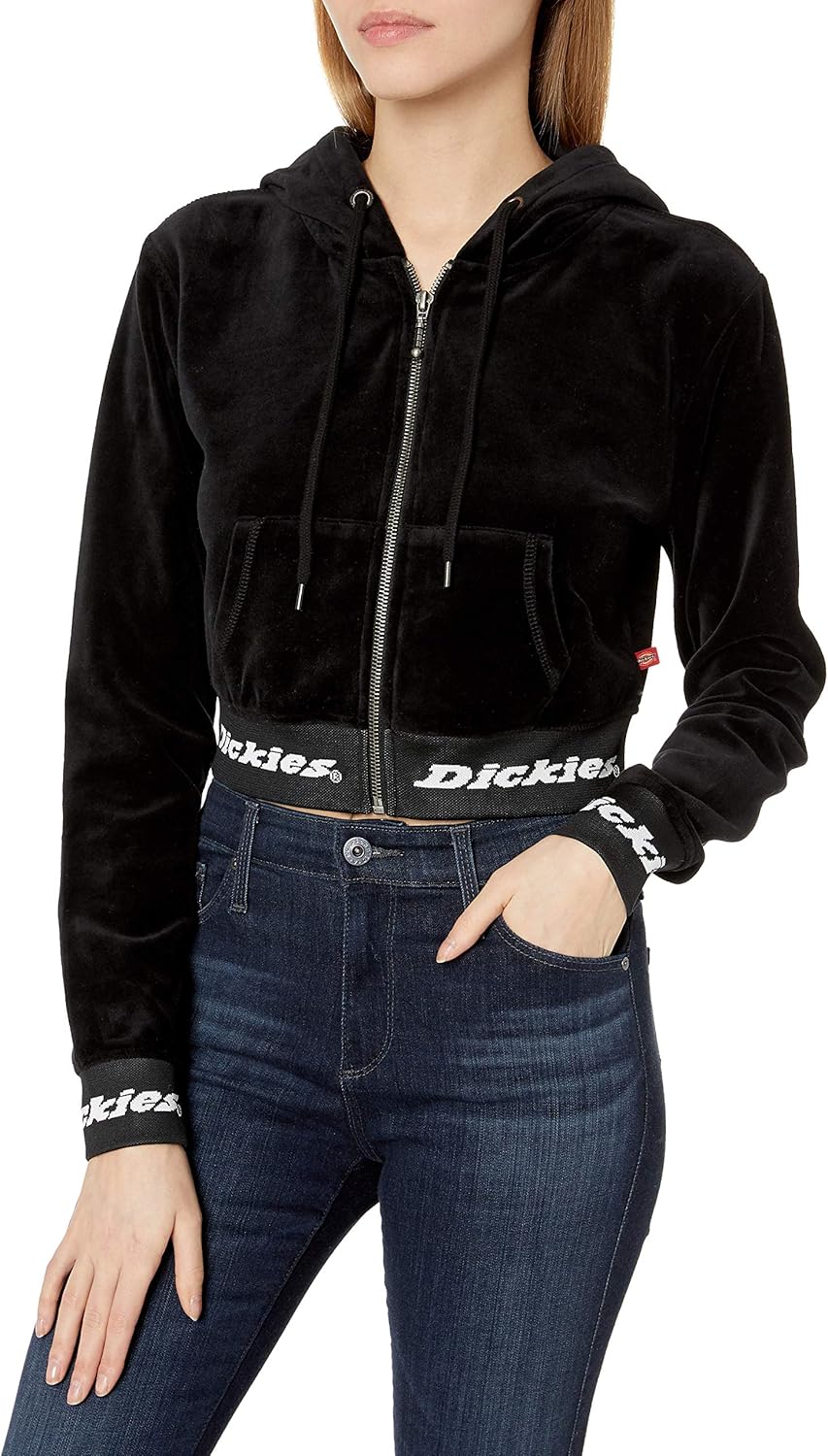 cropped velour jacket