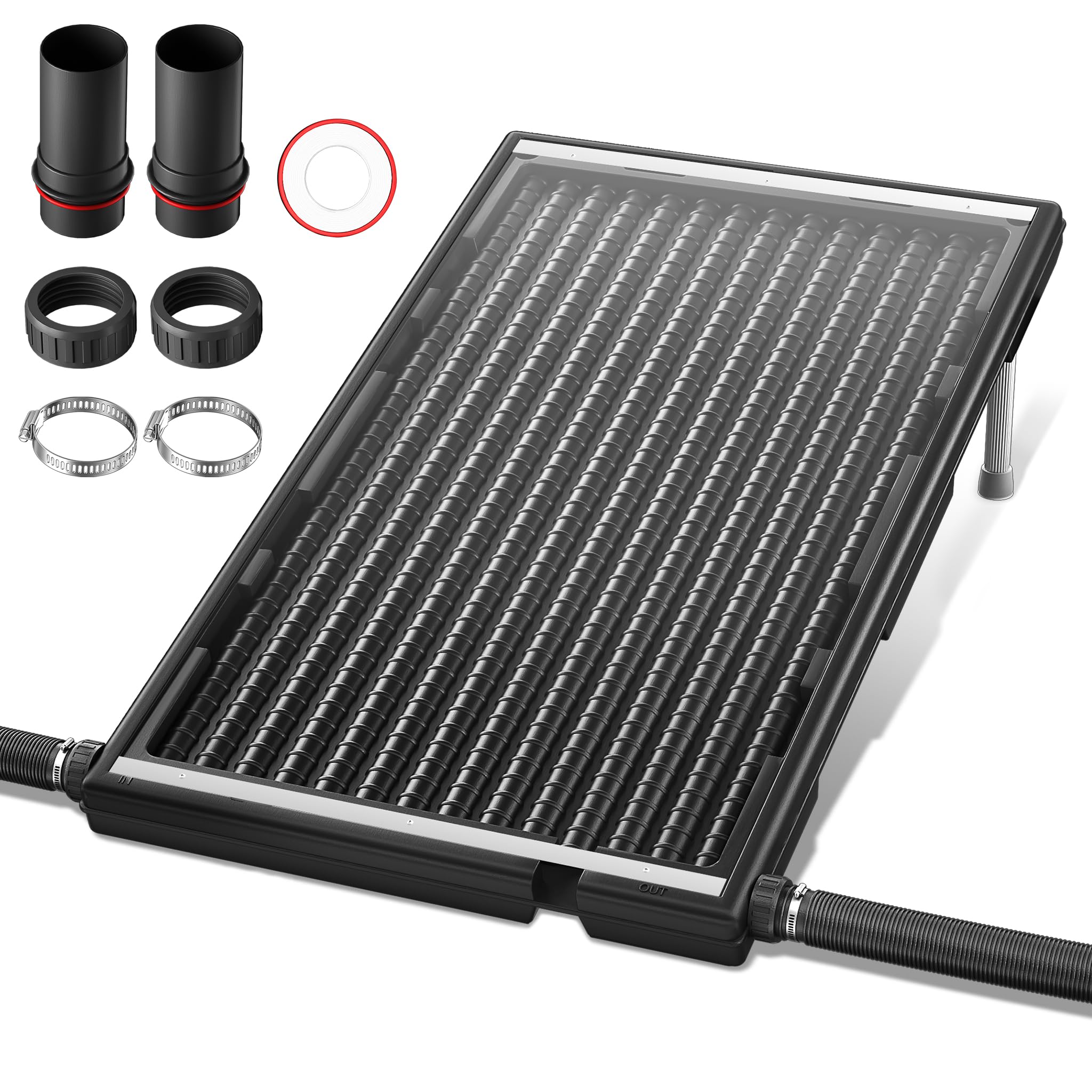 SUBTLETY Garten Poolheizungen Set mit Schlauch Sonnenkollektor Solar ...