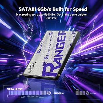 KingSpec OneBoom 2TB Internal SSD 2.5 SATA III Up to 550MB/s Read, 3D NAND, Ideal for Old PC, Laptop & PS4 Upgrades