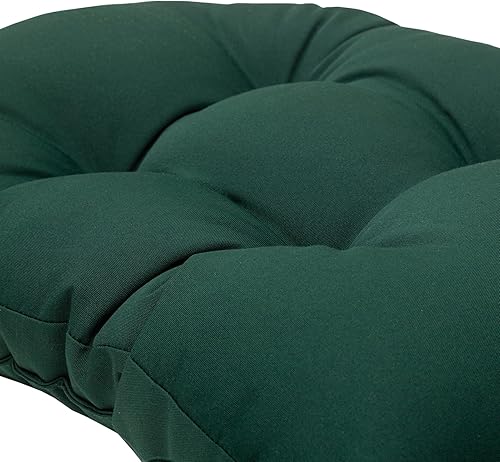 Miniatura 9 de QILLOWAY Cojín para silla de respaldo alto para interiores y exteriores, para Adirondack, para primaveraverano, para todo tipo de clima, repuesto