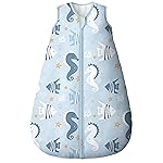 Yoofoss Baby Sleep Sack 0-6 Months, TOG 2.5 Baby Wearable Blanket with 2-Way Zipper, 100% Organic Cotton Fabric Winter Newborn Sleeping Sack, Warm Soft Comfy
