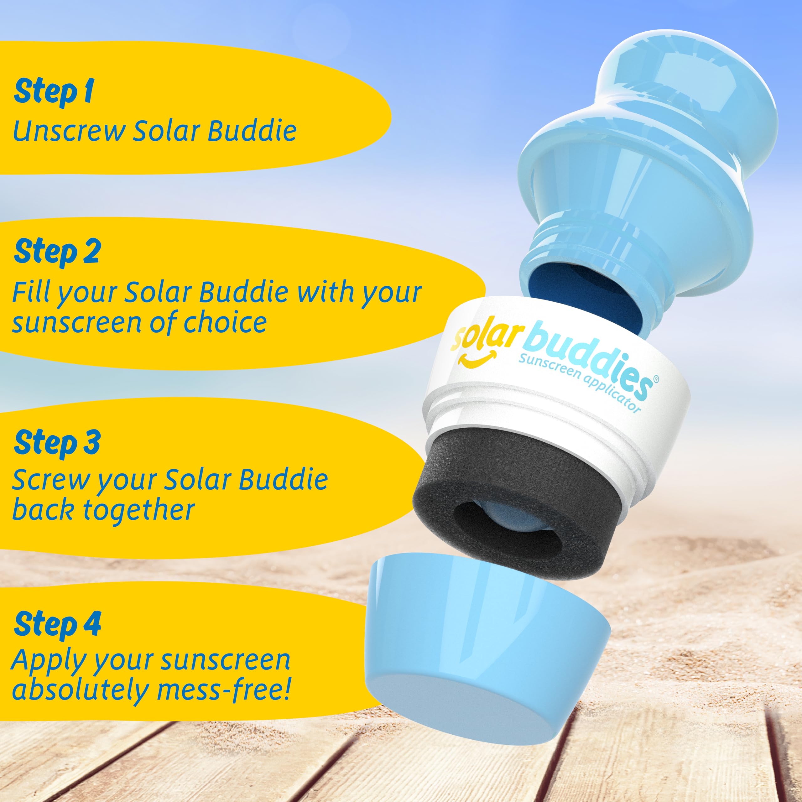 Solar Buddies Quad Full Blue Pink Green Purple