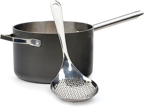 Miniatura 10 de RSVP International Endurance Kitchen Collection - Herramientas coladoras perforadas, cucharón, acero inoxidable 188