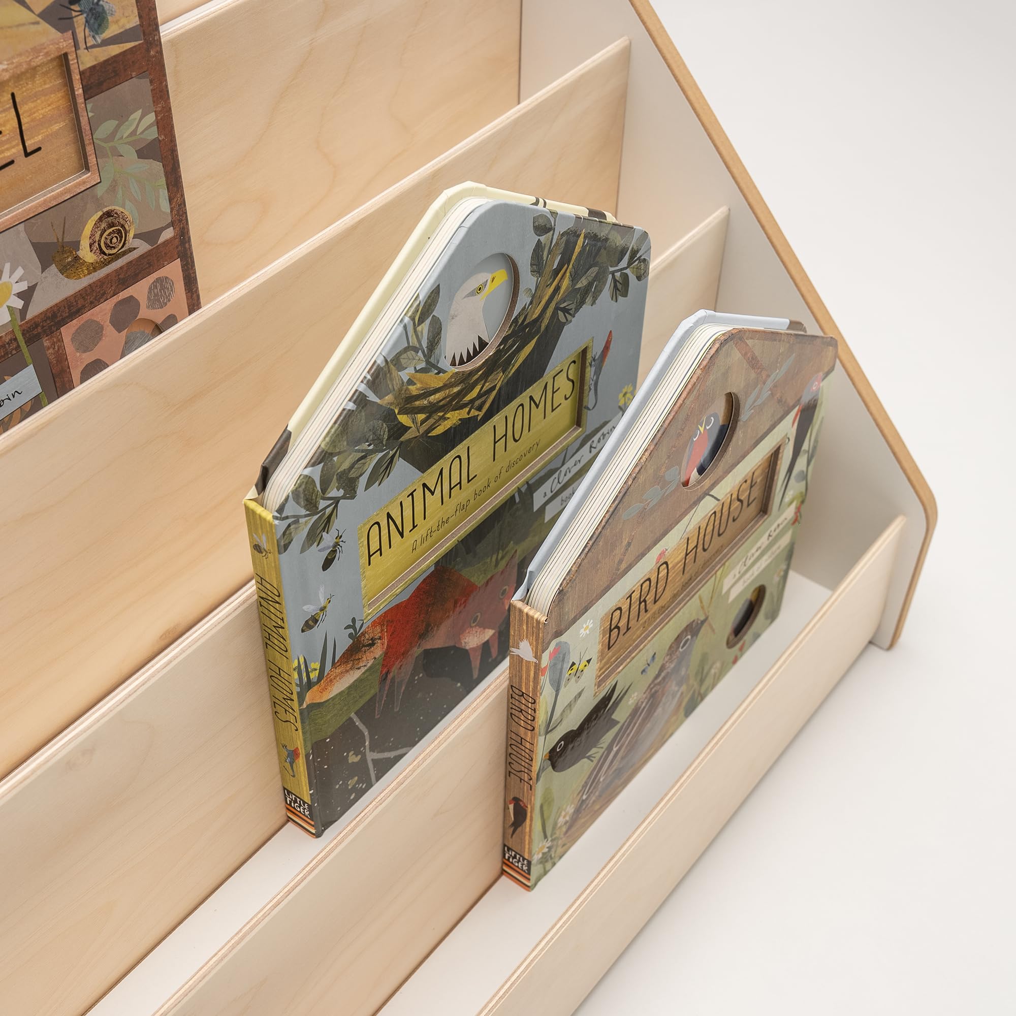MAMOI® Libreria per bambini – scaffale per bambini, organizer libri per cameretta, scaffale porta libri, autoportante, scaffale per riporre libri, cassetta porta libri