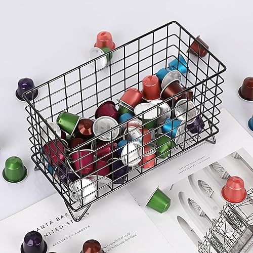 Miniatura 5 de ELLDOO Soporte para cápsulas de café, organizador de cápsulas de café de gran capacidad para cápsulas K Cup Keuring Espresso Cápsula de café, cesta