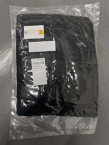 Miniatura 8 de NEBURORA Tela espeluznante de Halloween, 4 piezas de gasa espeluznante negra de 72 x 30 pulgadas, suministros de fiesta de Halloween para interiores