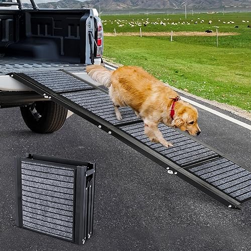 Rampa plegable para perros de 42 pulgadas de largo para furgonetaminivan, rampa para perros con superficie antideslizante para alfombra, rampa disponible en Yaxa Guatemala