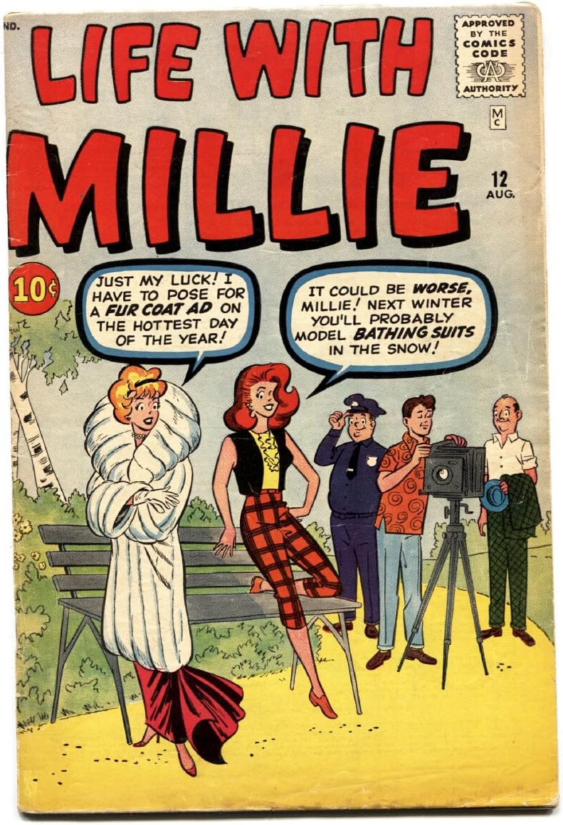Life With Millie #12 1961-Marvel-paper dolls-Chili-comic book-VG+