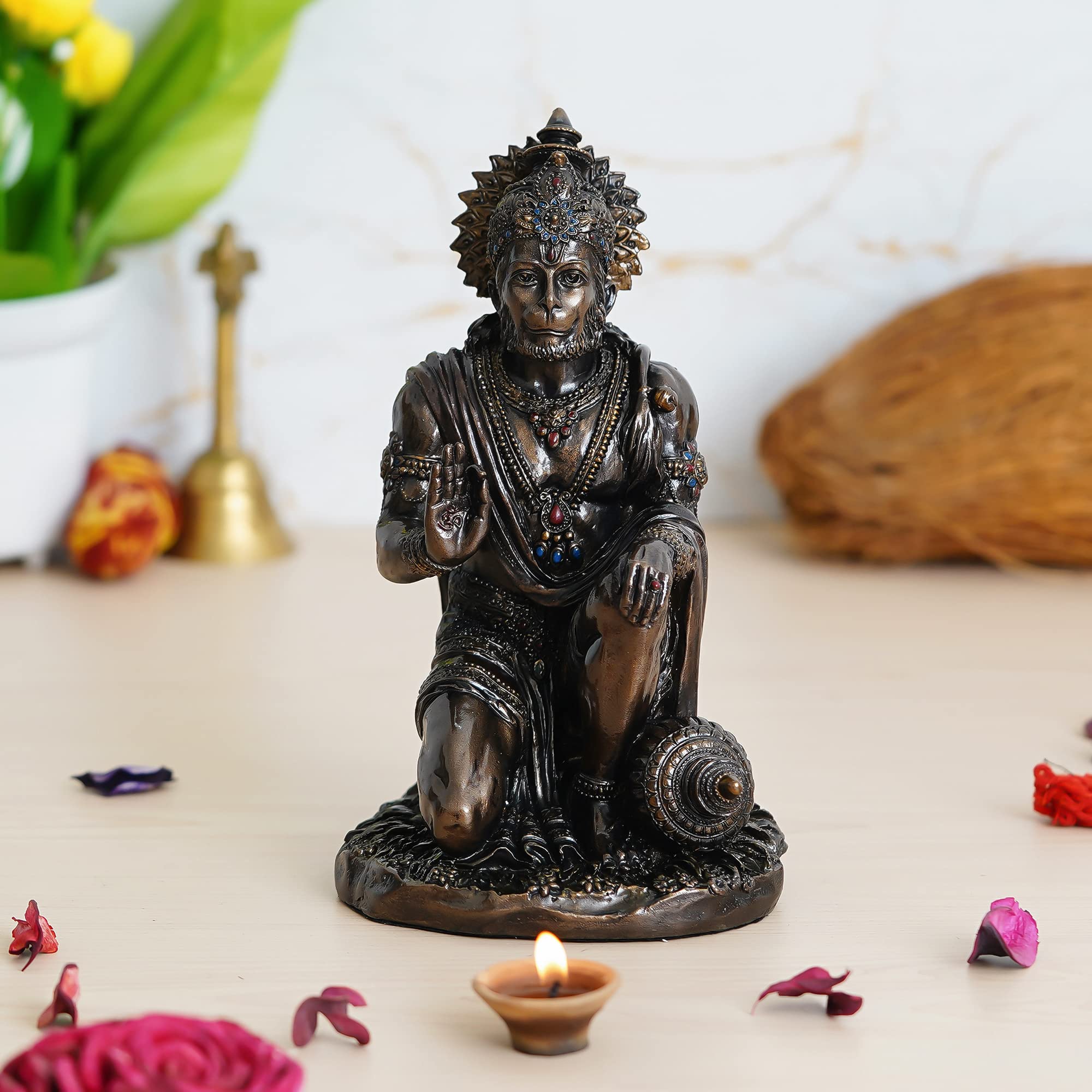 Buy Hanuman ji Statue Sitting in Metal Hanuman ji Idol Best for Gift