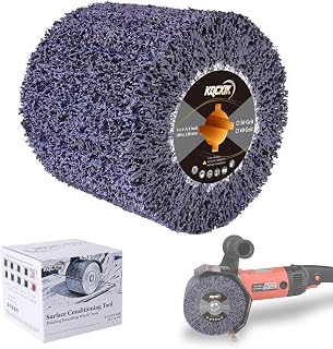 4.5" x 4" Surface Conditioning Tool, 36 Grit Purple Diamond Abrasive Drum