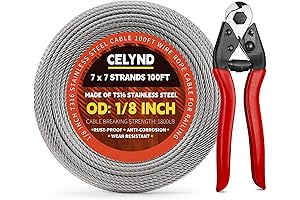 1/8 Inch Stainless Steel Cable 100 Feet