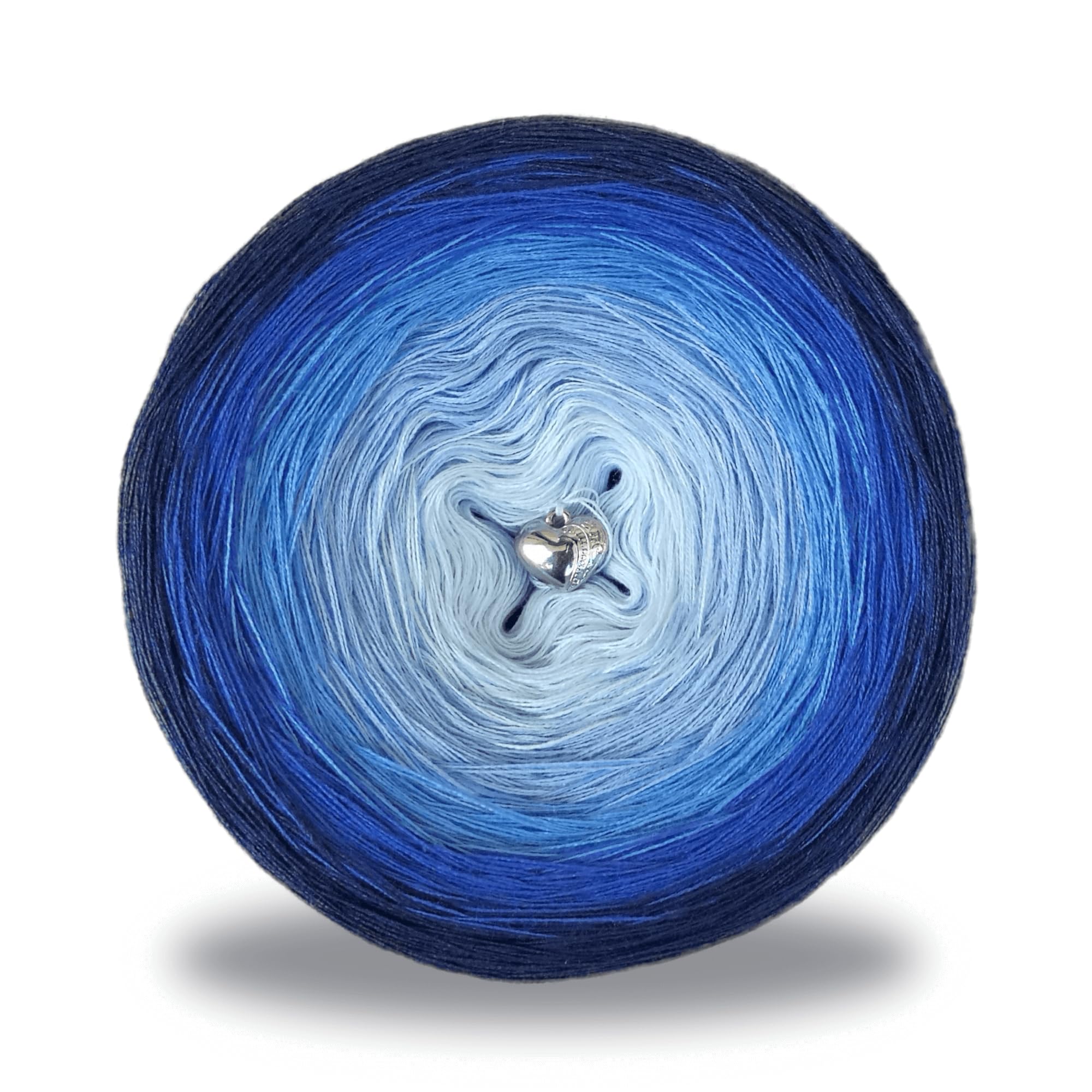 Fil Dégradé Ombre Jaune-Vert à Tricoter Et Crocheter - 1800 M