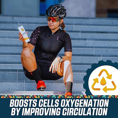 Miniatura 5 de Surpass - Bálsamo de calentamiento preentrenamiento para atletas | Frote muscular predeportivo ultra fuerte sin irritación | Terapia de recuperación