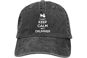 Retro Drummers Baseball Cap: Perfect Gift for Music Lovers