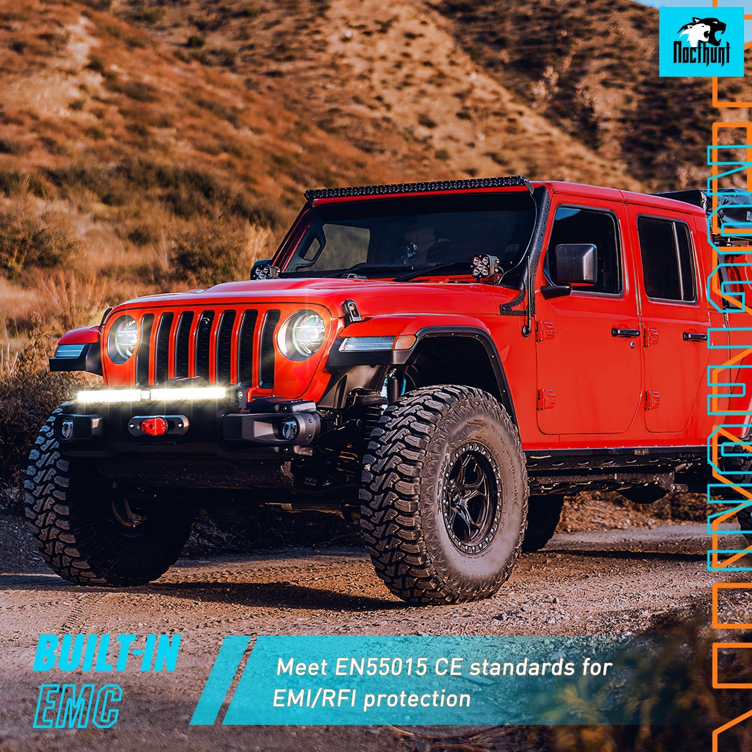 Nilight LED Light Bar 32 Inch 29LED Single Row Spot Screw-Less Night Vision Off Road Driving Lights w/16AWG Rocker Switch Wiring Harness Kit for Truck ATV UTV