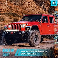 Vista 7 de Nilight LED Light Bar 32 Inch 29LED Single Row Spot Screw-Less Night Vision Off Road Driving Lights w/16AWG Rocker Switch Wiring Harness Kit for