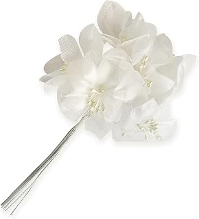Expo International Vintage Bridal Floral Cluster Burst Stem Tulle, Ivory