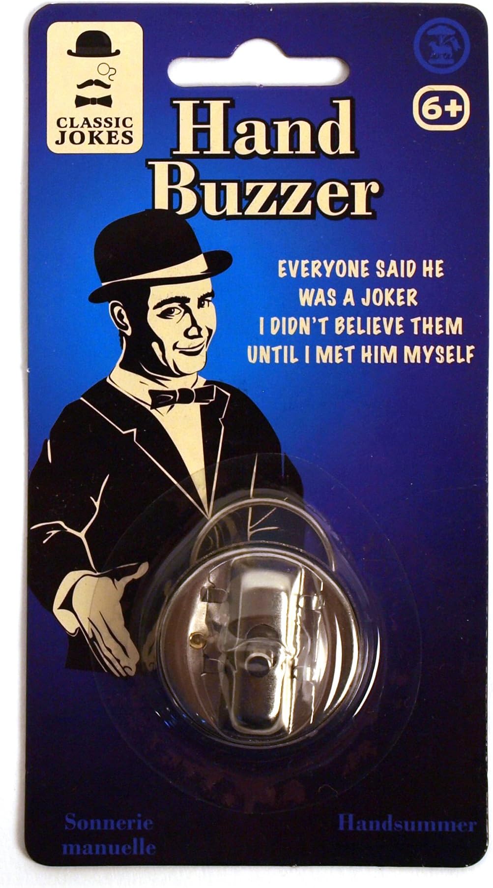 Tobar Classic Jokes Hand Buzzer, Multi-Colour, 10348