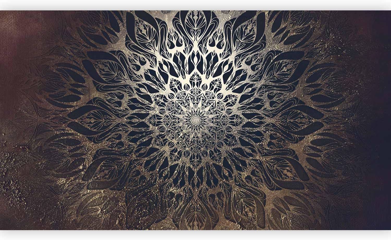 artgeist Wall Mural Mandala 193x110 in - XXL Peel and Stick Self-Adhesive Foil Wall Mural Removable Sticker Premium Print Picture Image Design Home Decor f-A-0659-x-b