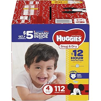 112 huggies size 4