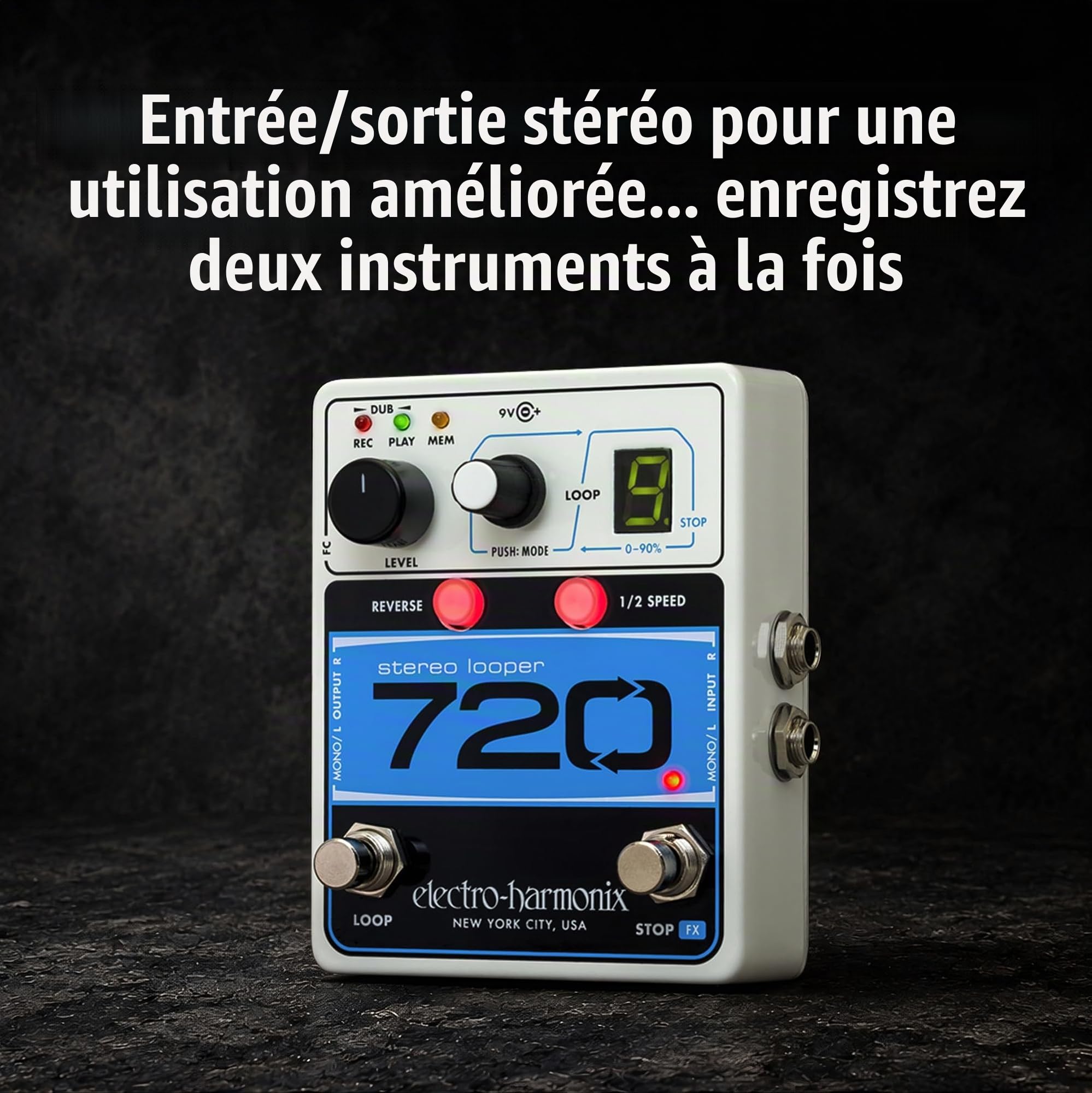 Electro-Harmonix Pédale Looper stéréo 720
