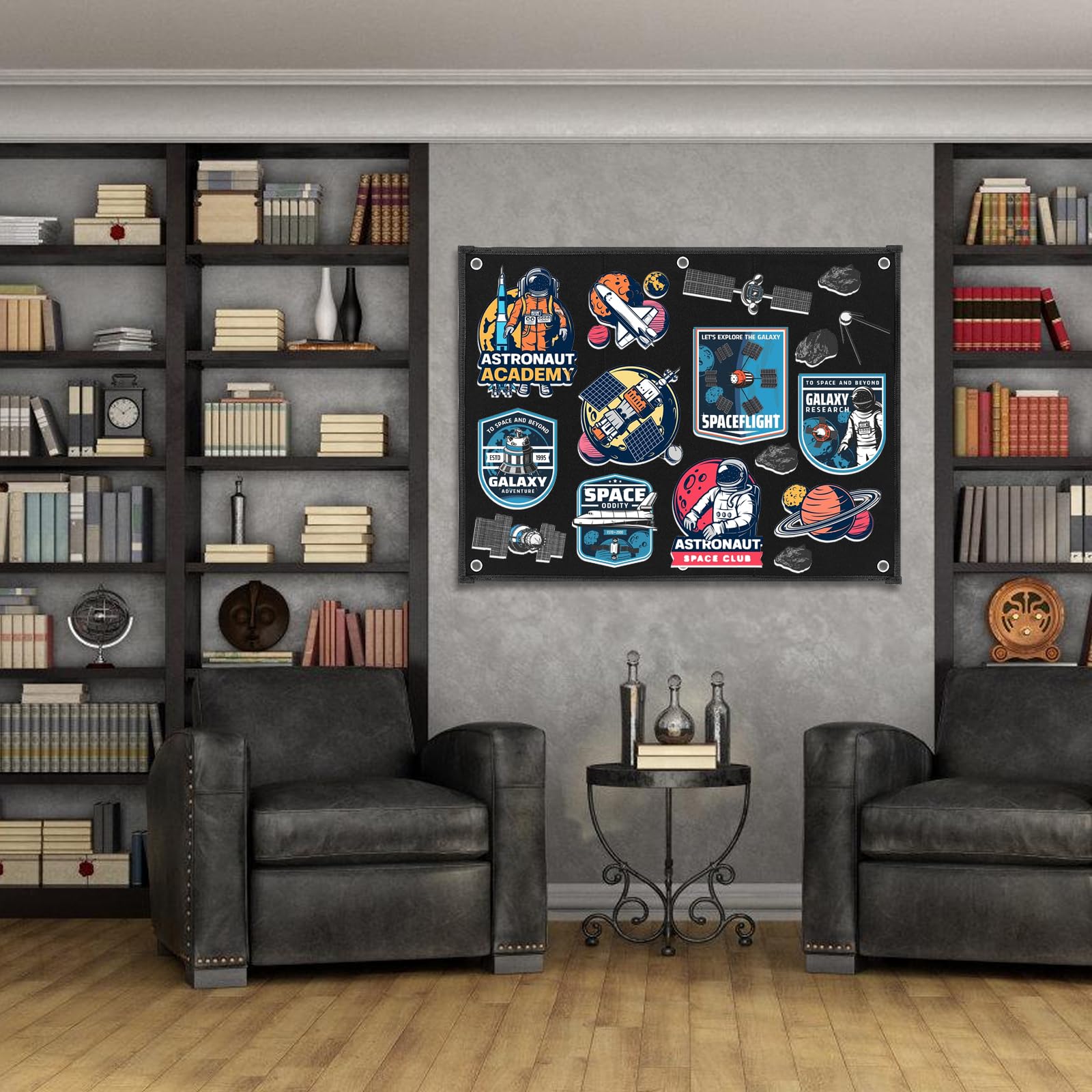 Taktische Patch Display Tafel, 60 x 45 CM Hängend Patch Sammeltafel, Faltbar Organizer Display Tafel Mit Ösen, für Airsoft Patchwand zum Sammeln Abzeichen Militär Flagge, Aufkleber, Schwarz