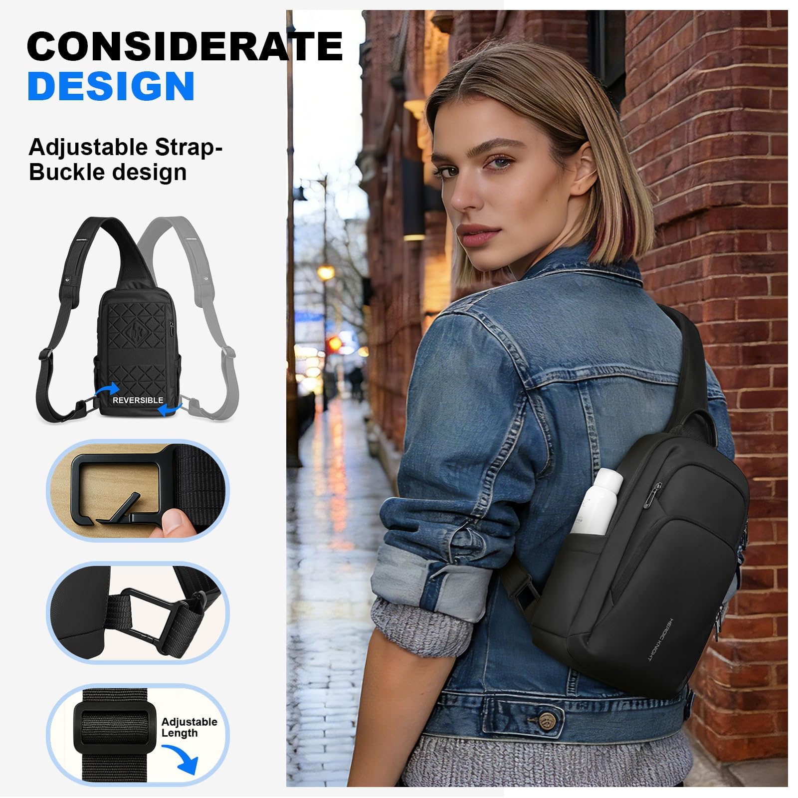 hk Bolso Bandolera Hombre