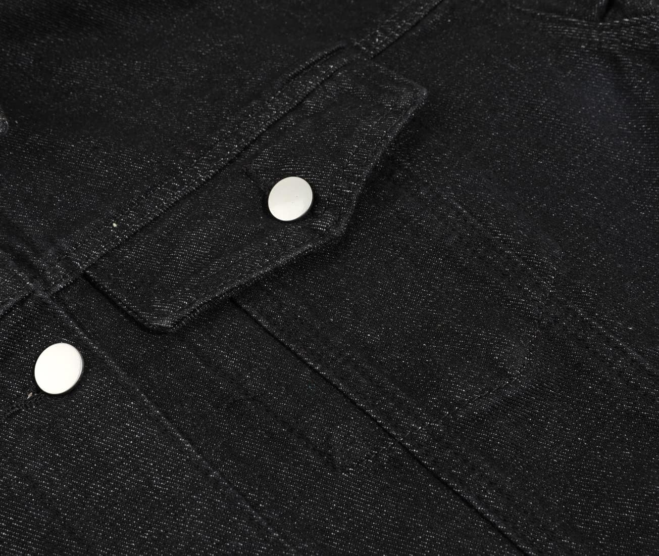 chouyatou Women's Fashion Spring Button Down Midi Long Denim Jean Jacket Trench Coat - Image 5