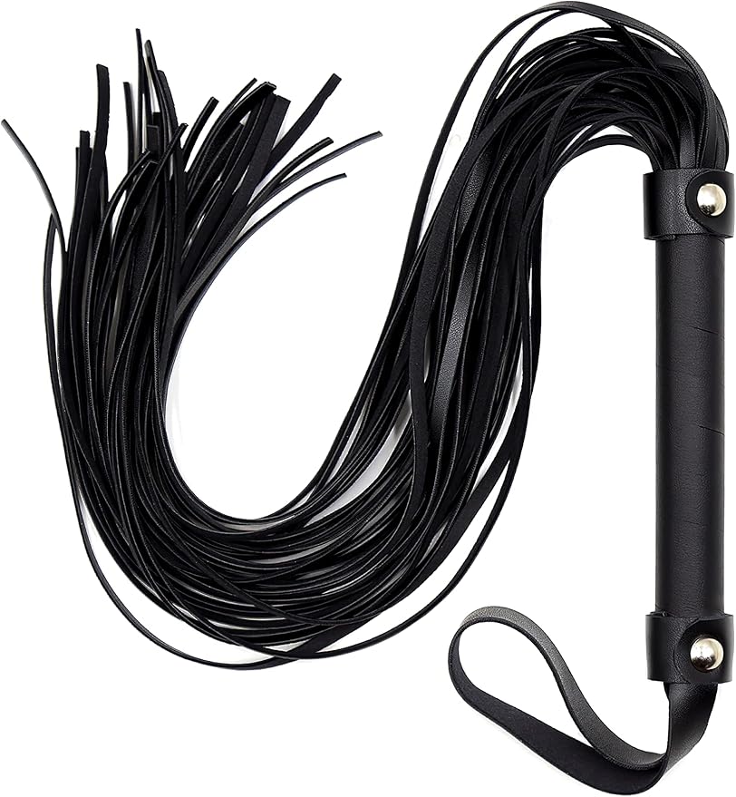 2024 New Leather Crop Black Whip Feather Luxury Sensual Play Set Flogger Online in Pakistan - Feathe&hellip;