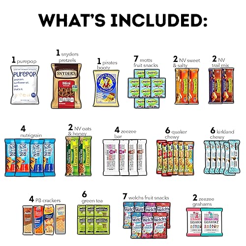 Miniatura 2 de CRAVEBOX Paquete de cuidado de caja de aperitivos saludables (55 unidades) Paquete de aperitivos variados de Halloween - Regreso a la universidad