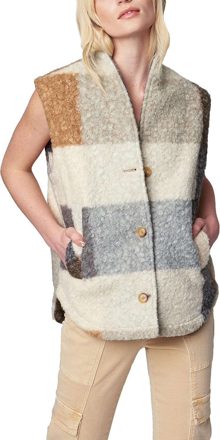 [BLANKNYC] Women's Plaid Vest