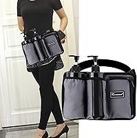 Vista 5 de Funda de aceite de masaje, bolsa de botella de masaje, funda para loción, masajista, masaje, funda de aceite, loción de masaje... (3kd9D-gris)