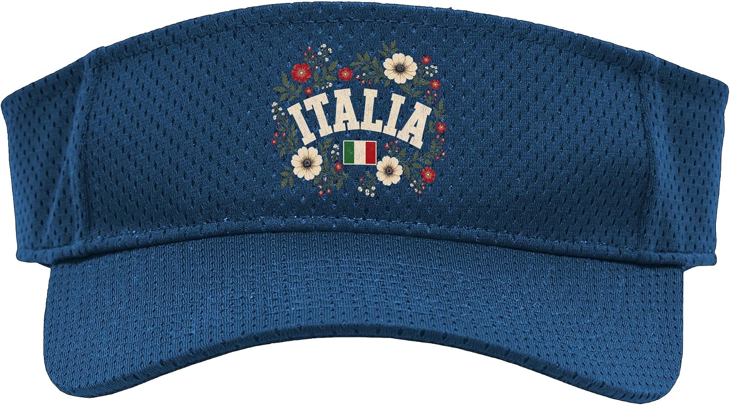 Italy Floral Vintage Country Pride Sport Sun Visor