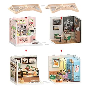 Amazon | つくるんです® 日本語説明書付 DIY ミニチュアハウス