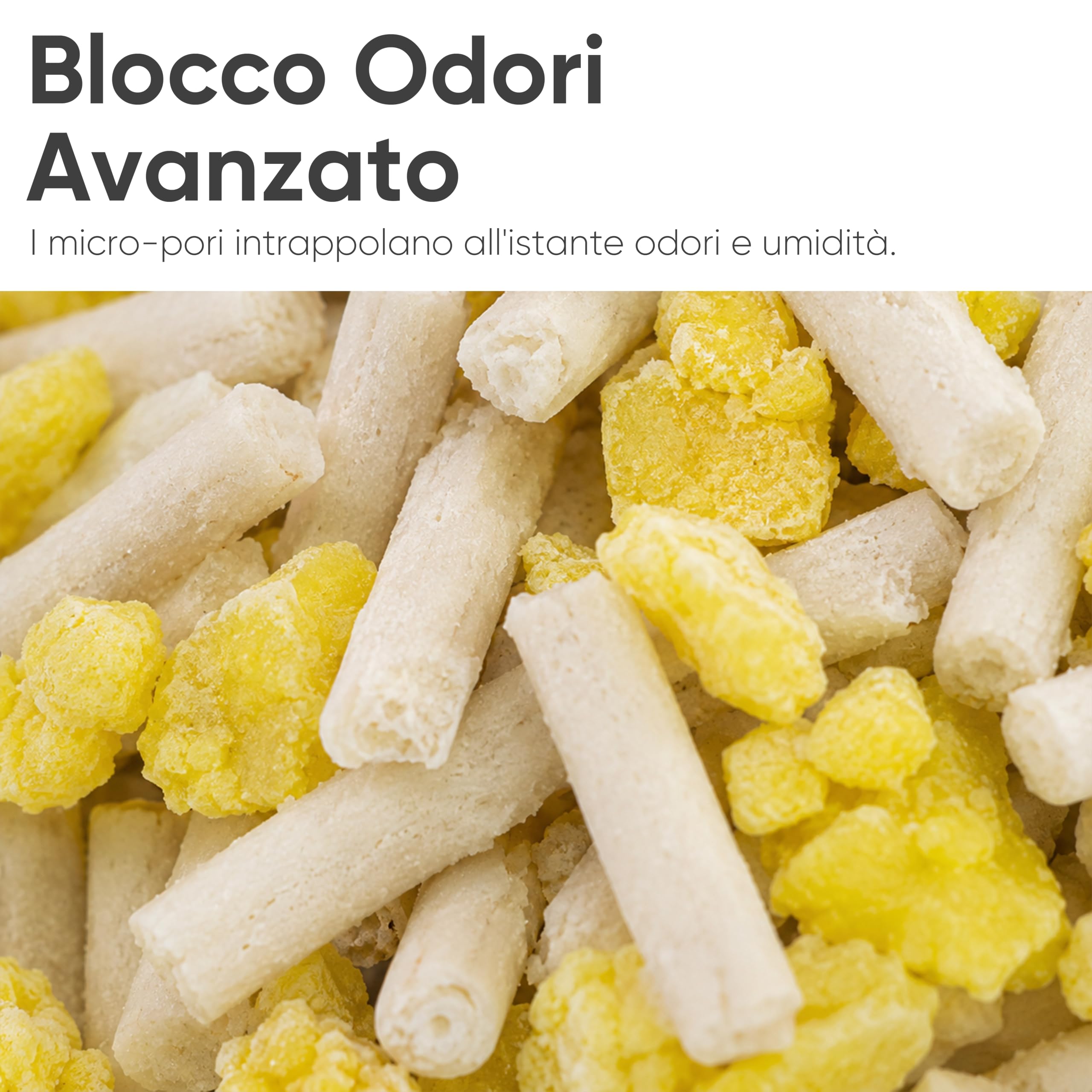 FUKUMARU Lettiera per Gatti al Tofu e Miglio 24Lb, Lettiera Agglomerante a Base Vegetale di Mais, Agglomerante Superiore, Assorbente e Anti-odore, Bassa Polvere, Biodegradabile e Scaricabile nel WC.