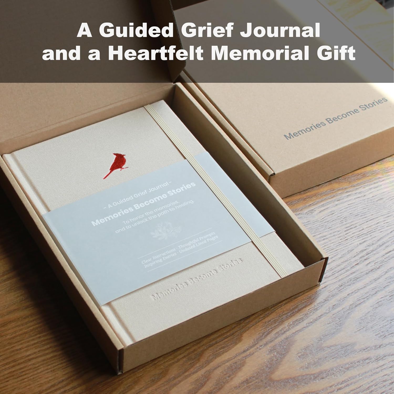 Guided Grief Journal & Light by Your Side Sympathy Gifts